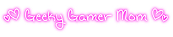 Geeky Gamer Mom Logo