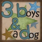 3 Boys and a dog Logo