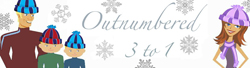 Outnumbered 3 to 1 Logo