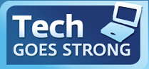 Tech Goes Strong Logo