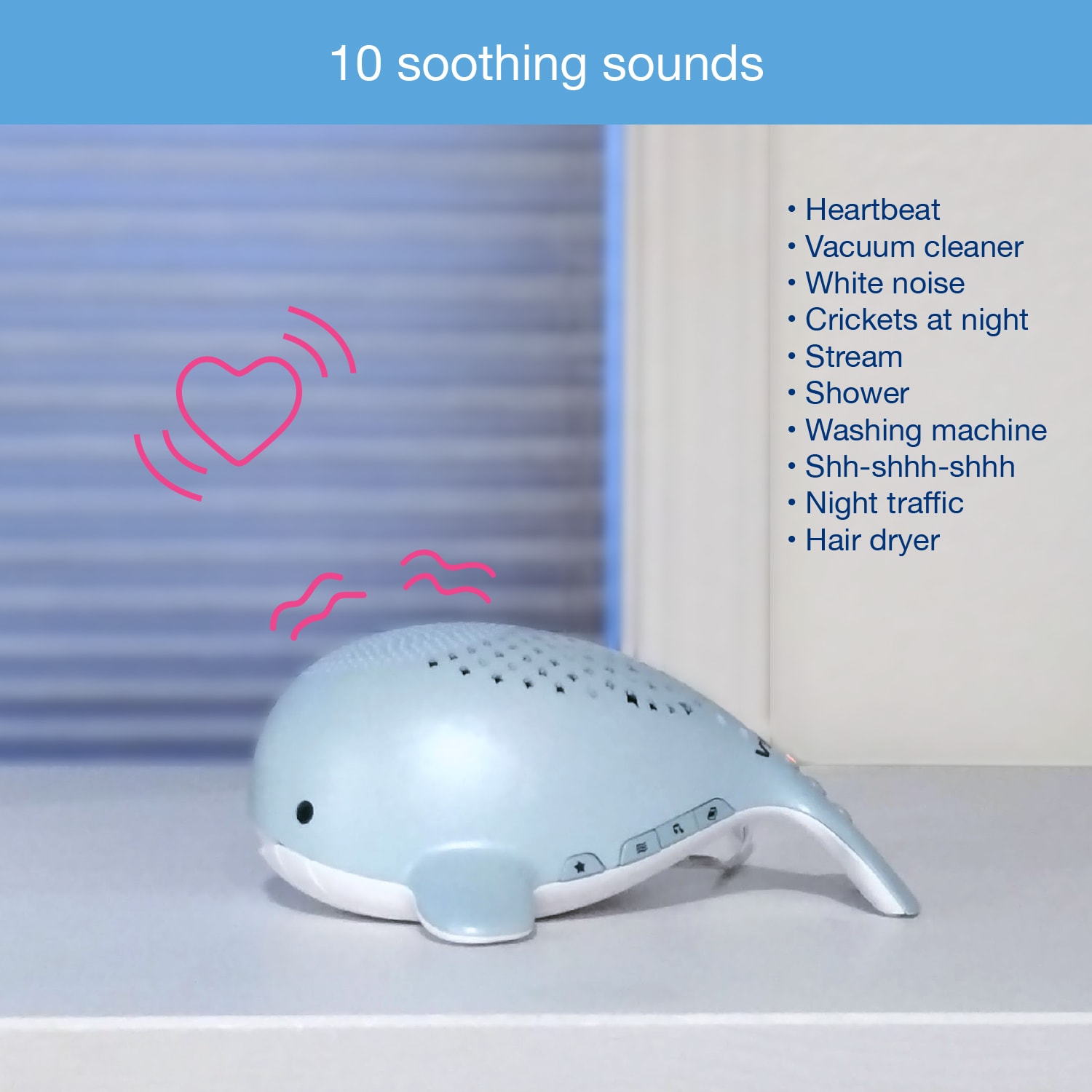 Wyatt the Whale® Storytelling Soother - view 9