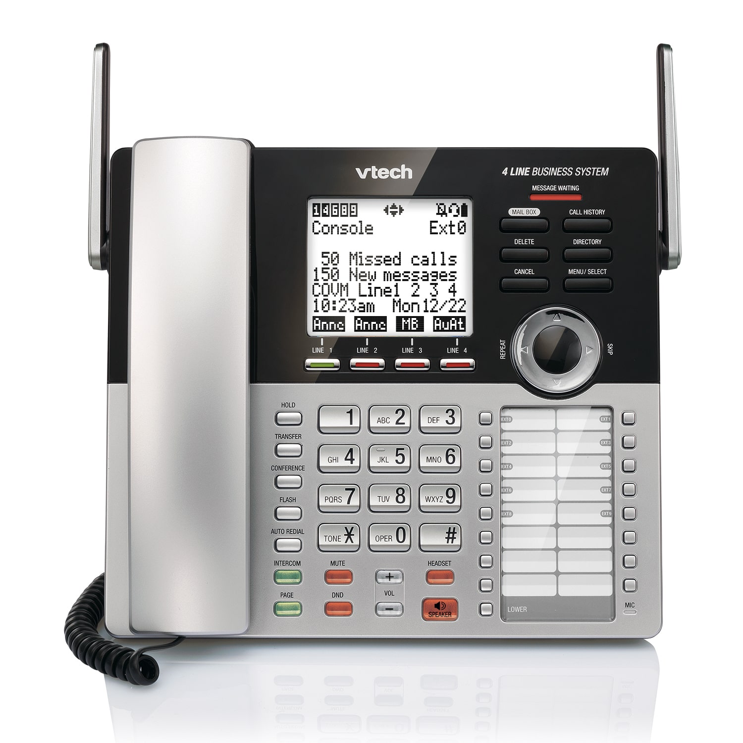 Vtech 4 Line Business System Voicemail Setup