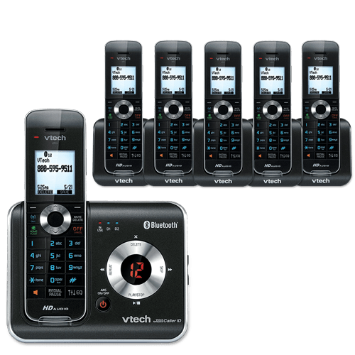 6 Handset Connect to Cell™ Answering System with Caller ID/Call Waiting - view 1