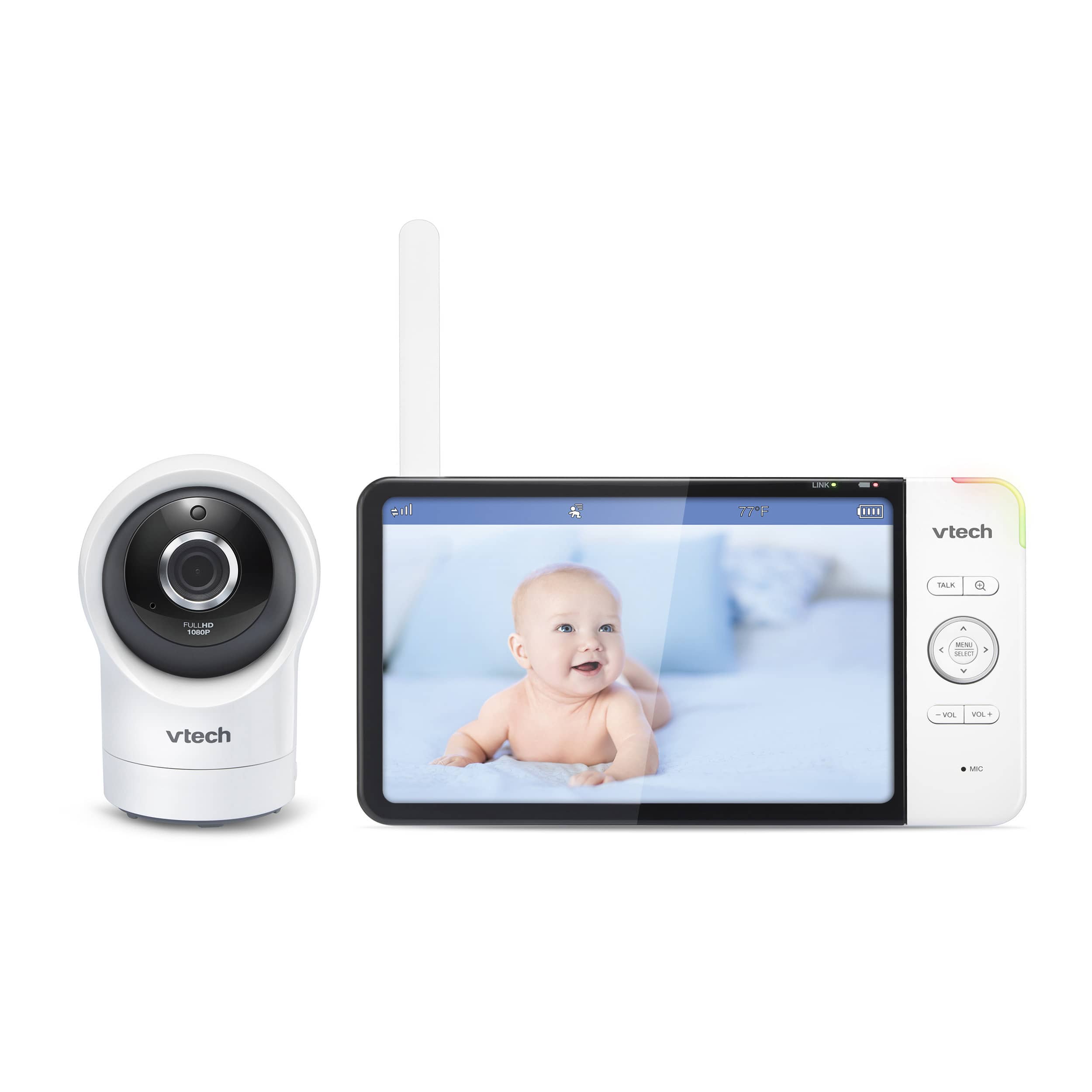 7-inch Smart Wi-Fi 1080p Pan and Tilt Monitor - view 1